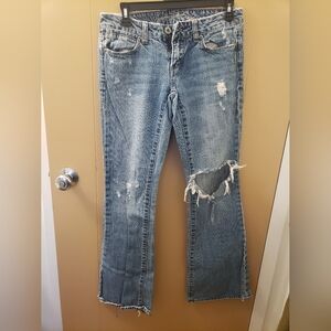 American Eagle Outfitters Blue Flare Jeans